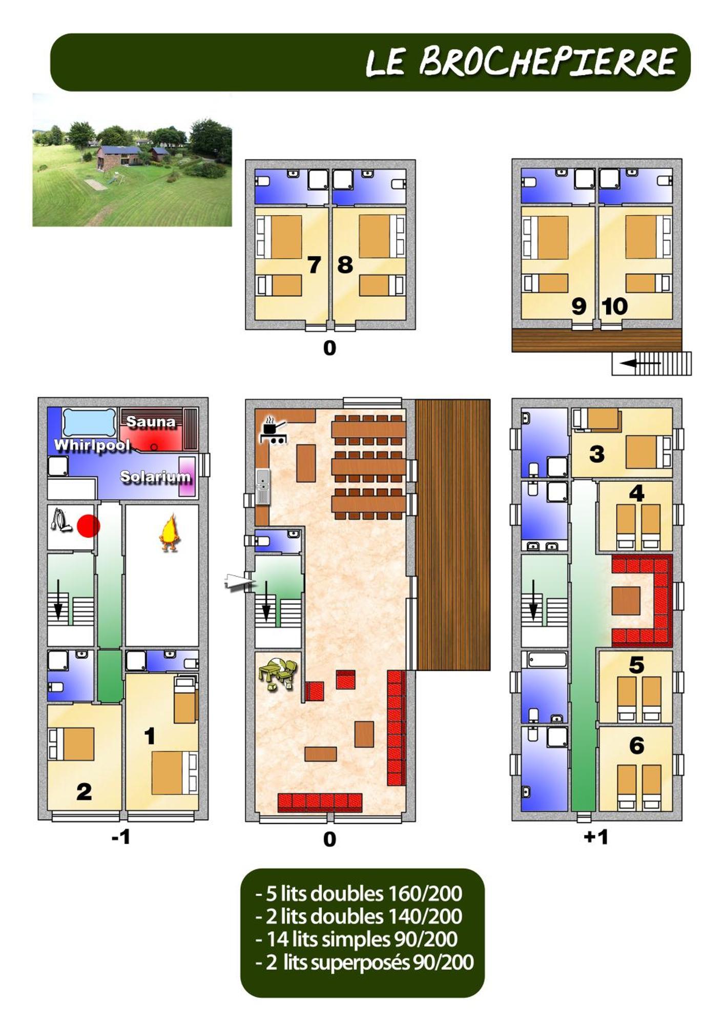 Brochepierre 28 Pers- Vue Exceptionnelle - Malmedy Villa Eksteriør bilde